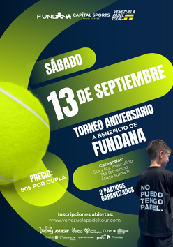 Cartel del torneo